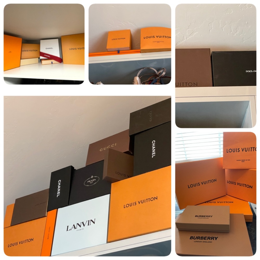 Designer boxes LV HERMÈS CHANEL GUCCI PRADA 100% authentic